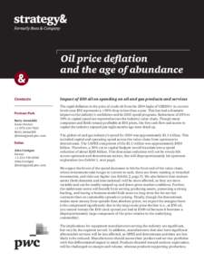 Upstream / Chemistry / Midstream / Business / Petroleum industry / Rystad Energy / Downstream / PricewaterhouseCoopers / Petroleum production / Natural gas / Energy