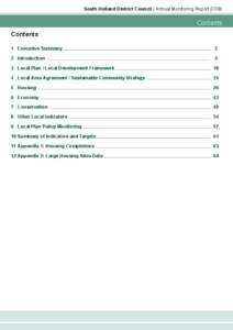 South Holland District Council | Annual Monitoring Report[removed]Contents