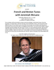 presents  French and Breton Tunes