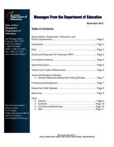 Universal Design for Learning / NECAP / Common Core State Standards Initiative / Education / Higher education / Pedagogy