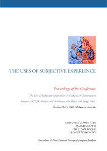 The Uses of Subjctive Experience