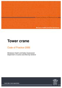 Tower crane code of practice 2006