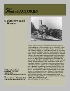 Furs  to Factories 6. Ducktown Basin Museum