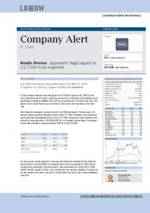 INSTITUTIONAL EQUITY RESEARCH  COMPANY ALERT Company Alert