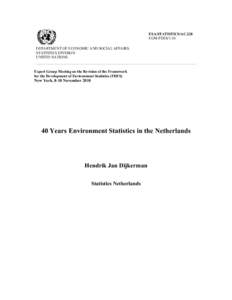Microsoft Word - EGM-FDES[removed]Years Environment Statistics in the Netherlands.doc