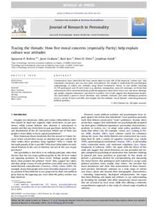 Journal of Research in Personality xxxxxx–xxx  Contents lists available at SciVerse ScienceDirect Journal of Research in Personality journal homepage: www.elsevier.com/locate/jrp