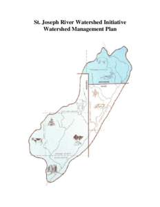 St. Joseph River Watershed InitiativeWatershed Management Plan