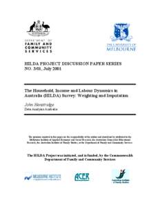 Sampling / Survey methodology / University of Essex / Household /  Income and Labour Dynamics in Australia Survey / British Household Panel Survey / Socio-Economic Panel / Cohort study / Random sample / Sample size determination / Statistics / Economic data / Panel data