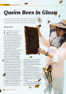 Feature  LIVABLE CITIES Queen Bees in Ginza Ginza Hachimitsu project spreads
