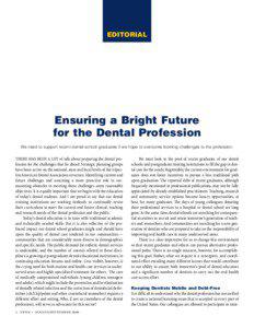 EDITORIAL  Ensuring a Bright Future