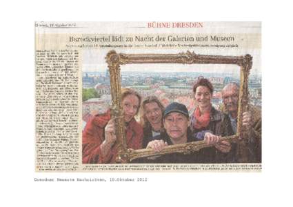 Dresdner Neueste Nachrichten, 10.Oktober 2012   