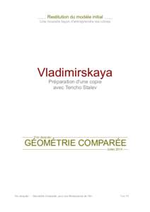 Yvo Jacquier - La composition de Vladimirskaya