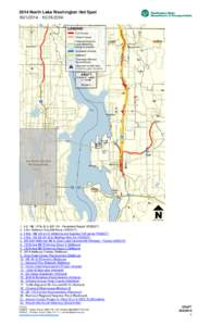 2014 North Lake Washington Hot Spot Maps