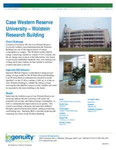 Microsoft PowerPoint - Case Western Reserve Wolstein Building