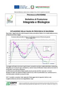 DIREZIONE GENERALE AGRICOLTURA, ECONOMIA ITTICA, ATTIVITÀ FAUNISTICO-VENATORIE  PROVINCIA DI RAVENNA Bollettino di Produzione