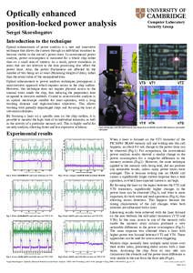 Microsoft Word - Position-locked power analysis.doc