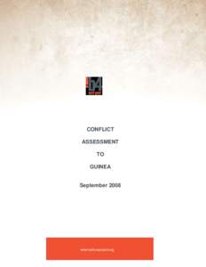 Microsoft Word - Conflict Assessment_Guinea_FINAL-1.doc