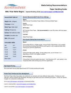 Microsoft Word - 88-polar-matte-recs.docx