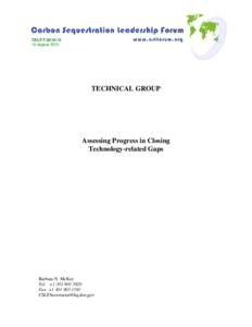 Microsoft Word - CSLF-TAssessing Progress in Closing Technology-related Gaps.doc