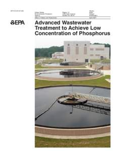 Advanced Wastewater Treatment to Achieve Low Concentration of Phosphorus