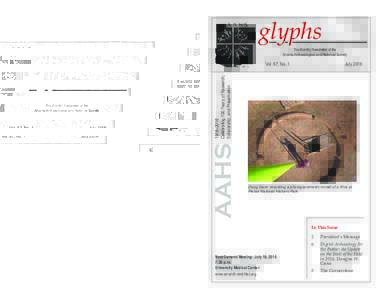 glyphs The Monthly Newsletter of the Arizona Archaeological and Historical Society July 2016