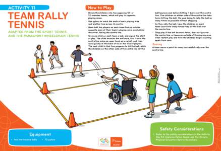 ACTIVITY 11  How to Play TEAM RALLY TENNIS