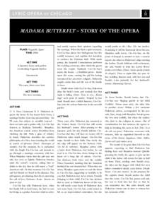 Asia / Intertextuality / Madame Butterfly / Madama Butterfly / Nagasaki / Operas