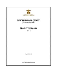 Microsoft Word - WestPlains_PromoDoc_03March2013_FINAL