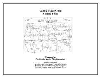 Candia Master Plan Volume I of II