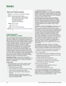 State Brownfields and Voluntary Response Programs: An Update from the States (September 2008)