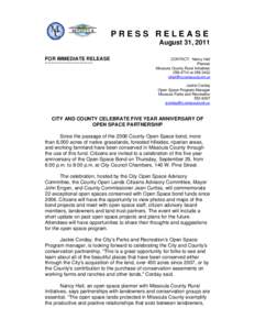 Microsoft Word - City County Open Space Press Release.doc