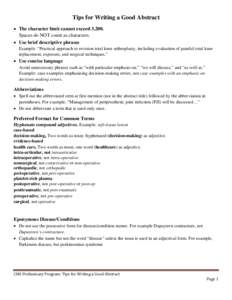Microsoft Word - CMS Tips for Writing a Good Abstract_Final[removed]docx