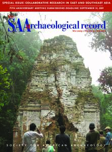 special issue: collaborative research in east and southeast asia 75th anniversary meeting submissions deadline: september 10, 2009  the