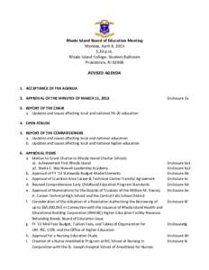 Microsoft Word - RIBE meeting agenda[removed]REVISED