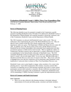 Health / California Mental Health Services Act / Community mental health service / Mental health consumer / Assertive community treatment / Eureka /  California / Ontario Access Coalition / Psychiatry / Mental health / Medicine