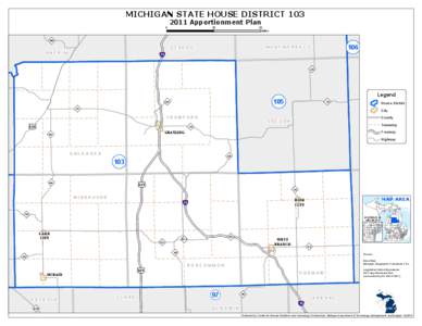 MICHIGAN STATE HOUSE DISTRICT[removed]Apportionment Plan 10
