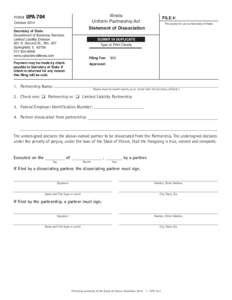 FORM  Print Illinois Uniform Partnership Act