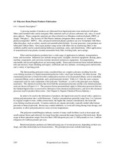 AP42 4.4 Polyester Resin Plastic Products Fabrication - updated table[removed]May 2008