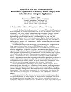 Vision / Segmentation / Connected-component labeling / Hyperspectral imaging / Region growing / Multispectral image / Thresholding / Data mining / Pixel / Image processing / Optics / Computer graphics