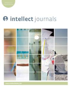 publishers of original thinking intellect journals  www.intellectbooks.com