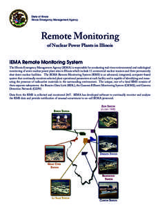 State of Illinois Illinois Emergency Management Agency Remote Monitoring of Nuclear Power Plants in Illinois