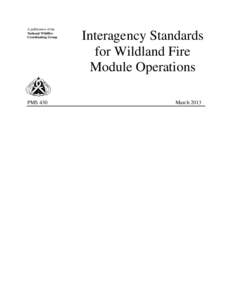 Interagency Standards for Wildland Fire Module Operations