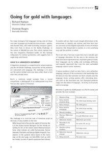 Academia / International Science Olympiad / Mathematics education / Olympiad / Olympics / United Kingdom Mathematics Trust / Foreign language / Linguistics / International Mathematical Olympiad selection process / Science / Mathematics competitions / Knowledge