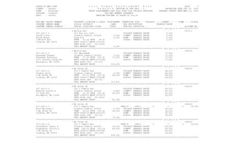 STATE OF NEW YORK COUNTY - Oneida TOWN - Kirkland VILLAGE - Clinton SWIS