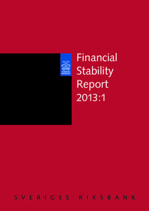 Financial stability report 2013:1