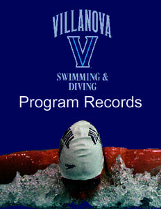 Program Records  Women’s All-Time Records SWIMMING EVENT 	 50 Freestyle 	 100 Freestyle