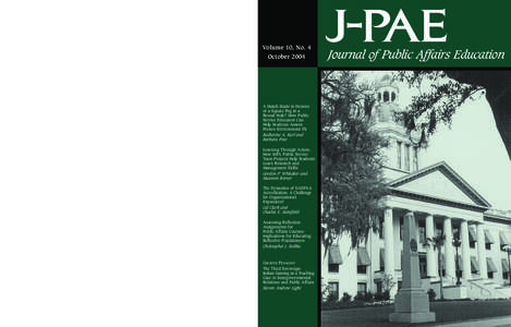 J-PAE Volume 10, No. 4 October 2004 A Match Made in Heaven or a Square Peg in a