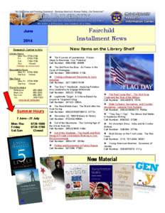 2014  Fairchild Installment News  Research Center’s Info