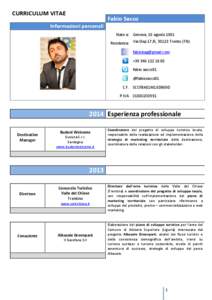 Microsoft Word - CV Fabio Sacco