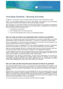 Food and drink / Health / Industrial engineering / Product safety / Quality / Potentially Hazardous Food / Food / Shelf life / Food Safety and Modernization Act / Food safety / Safety / Packaging